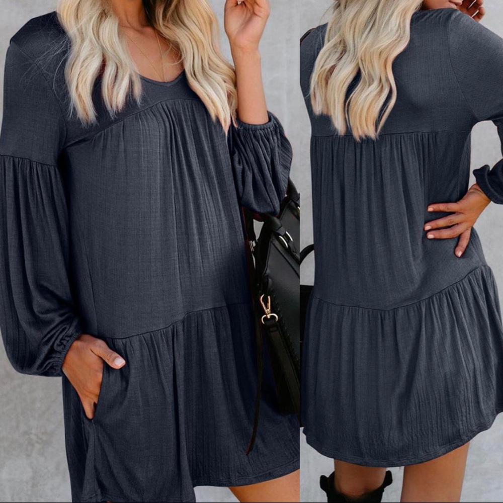 ✨LAST ONE✨STAY SWEET TIERED TUNIC DRESS - Picture 6 of 6